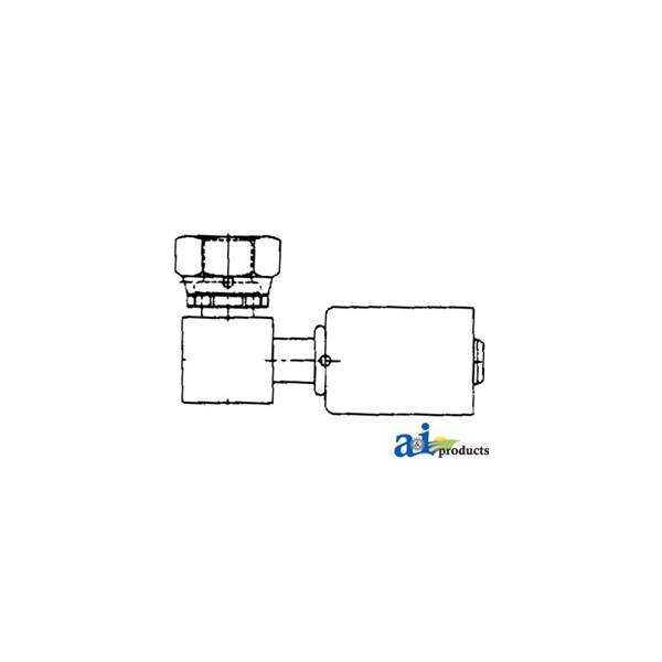 Fitting, No 12- 90- For- 13MM Svc Port 4 x6 x2